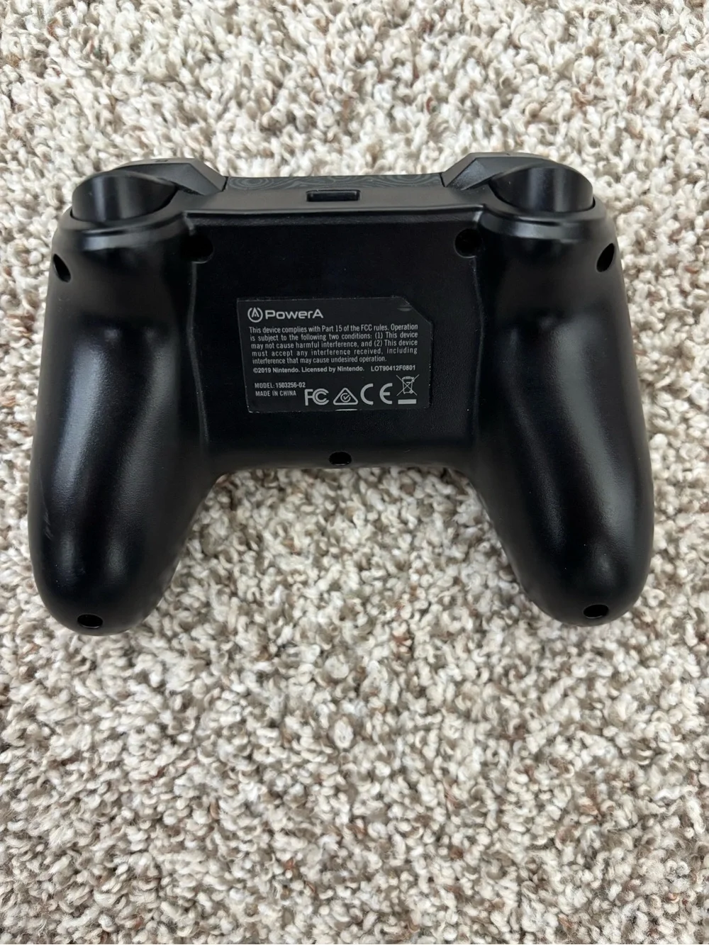 PowerA Wireless Zelda Controller Black Gold Nintendo Switch 1503256-02